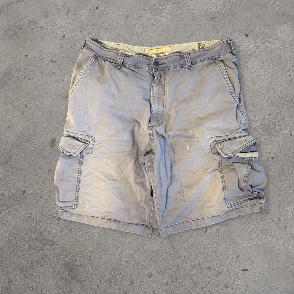 Y2K 2000’s Old Navy blue cargo Faded Light Blue shorts size 38